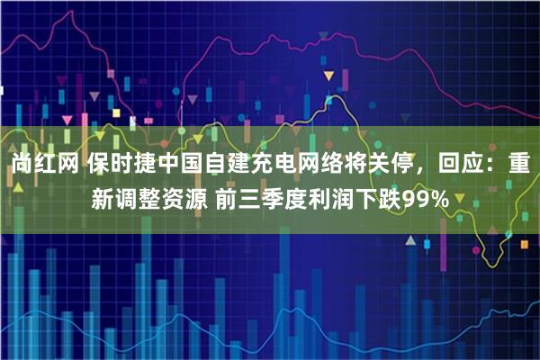 尚红网 保时捷中国自建充电网络将关停,回应:重新调整资源 前三季度利润下跌99%